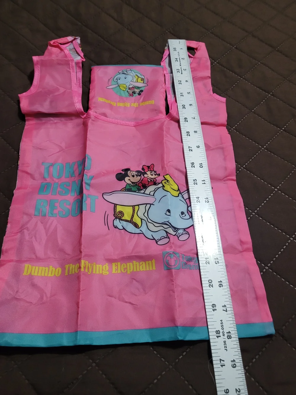 NWT  Tokyo Disney Resort Exclusive Retro Attraction Capsule Toy Eco Bag Set of 3